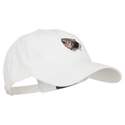 Pomeranian Embroidered Washed Cotton Twill Cap