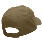 Finish Line Embroidered Low Profile Dyed Cotton Twill Cap - Khaki OSFM