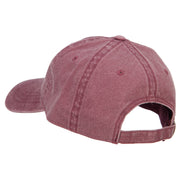 Pomeranian Embroidered Washed Cotton Twill Cap