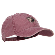 Pomeranian Embroidered Washed Cotton Twill Cap