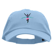 Finish Line Embroidered Low Profile Dyed Cotton Twill Cap - Sky-Blue OSFM