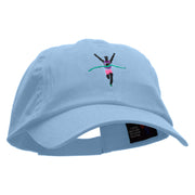 Finish Line Embroidered Low Profile Dyed Cotton Twill Cap - Sky-Blue OSFM