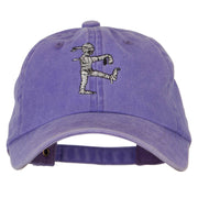 Walking Mummy Embroidered Unstructured Cotton Cap