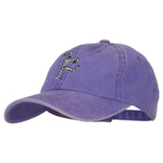 Walking Mummy Embroidered Unstructured Cotton Cap