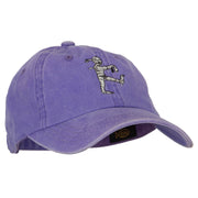 Walking Mummy Embroidered Unstructured Cotton Cap