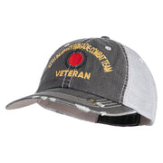 U.S. Army 37th Infantry Brigade Combat Team Embroidered Low Profile Special Cotton Mesh Cap - Black OSFM