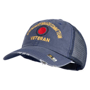 U.S. Army 37th Infantry Brigade Combat Team Embroidered Low Profile Special Cotton Mesh Cap - Navy OSFM