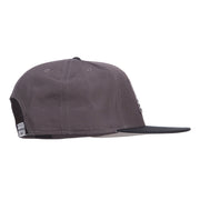 Grey American Flag Patched Two Tone Snapback