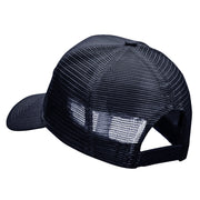 WWII Korea Veteran Fan Shape Patched Cotton Mesh Cap