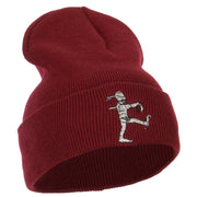 Walking Mummy Embroidered Long Beanie