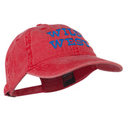 Wild West Embroidered Washed Cap