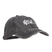 Howl Embroidered Washed Cap