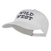 Wild West Embroidered Washed Cap