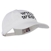 Wild West Embroidered Washed Cap