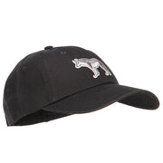 Wolf Wild Animal Patched Low Profile Cotton Cap