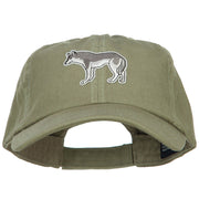 Wolf Wild Animal Patched Low Profile Cotton Cap