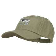 Wolf Wild Animal Patched Low Profile Cotton Cap