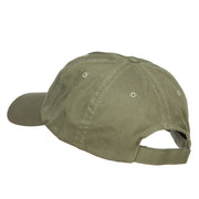 Wolf Wild Animal Patched Low Profile Cotton Cap