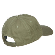 Wolf Wild Animal Patched Low Profile Cotton Cap