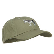 Wolf Wild Animal Patched Low Profile Cotton Cap