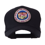 US Western State Seal Embroidered Patch Cap