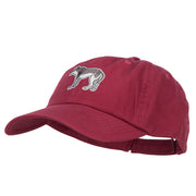 Wolf Wild Animal Patched Low Profile Cotton Cap