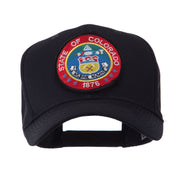 US Western State Seal Embroidered Patch Cap