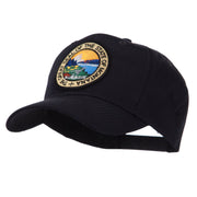 US Western State Seal Embroidered Patch Cap