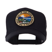 US Western State Seal Embroidered Patch Cap