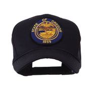 US Western State Seal Embroidered Patch Cap