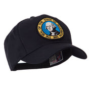 US Western State Seal Embroidered Patch Cap