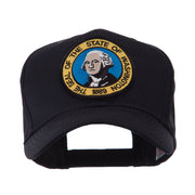 US Western State Seal Embroidered Patch Cap