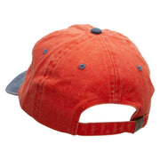 3 Bowlers Embroidered Pigment Dyed Wash Cap