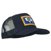 Wyoming State Flag Patched Mesh Cap