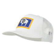 Wyoming State Flag Patched Mesh Cap