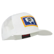 Wyoming State Flag Patched Mesh Cap