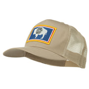 Wyoming State Flag Patched Mesh Cap