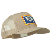 Wyoming State Flag Patched Mesh Cap