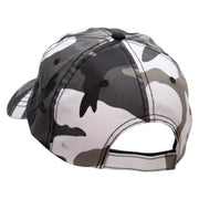 The Windmill Embroidered Enzyme Washed Camo Cap - City OSFM