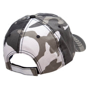 The Windmill Embroidered Enzyme Washed Camo Cap - City OSFM