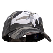 The Windmill Embroidered Enzyme Washed Camo Cap - City OSFM