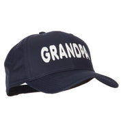 Wording of Grandpa Embroidered Solid Cotton Pro Style Cap