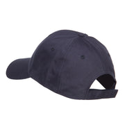 Captain Wheel Logo Embroidered Cotton Cap