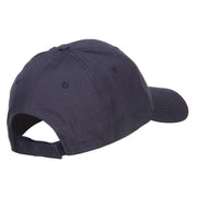 Captain Wheel Logo Embroidered Cotton Cap