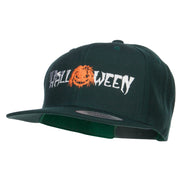 Halloween Monster Embroidered Snapback Cap