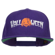 Halloween Monster Embroidered Snapback Cap