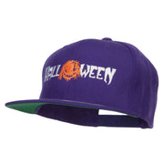 Halloween Monster Embroidered Snapback Cap