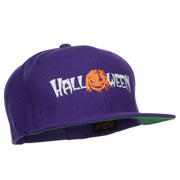 Halloween Monster Embroidered Snapback Cap