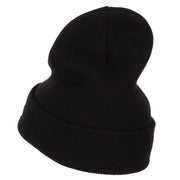 Wording of College Embroidered Long Beanie