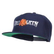 Halloween Monster Embroidered Snapback Cap